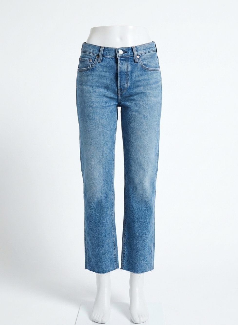 NEW ASKK NY low rise straight jeans in muse